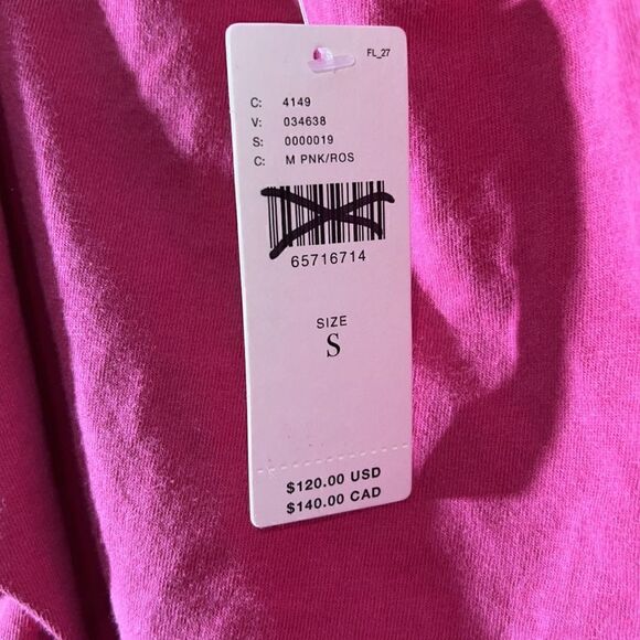 DAILY PRACTICE BY ANTHROPOLOGIE RUFFLED MIDI DRESS IN PINK NWT SMALL - Picture 6 of 7